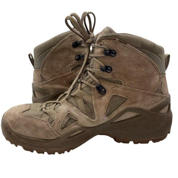 Lowa Zephyr Mid Boots Men’s Size 8 Tan Brown Tactical Desert Shoes main image 6